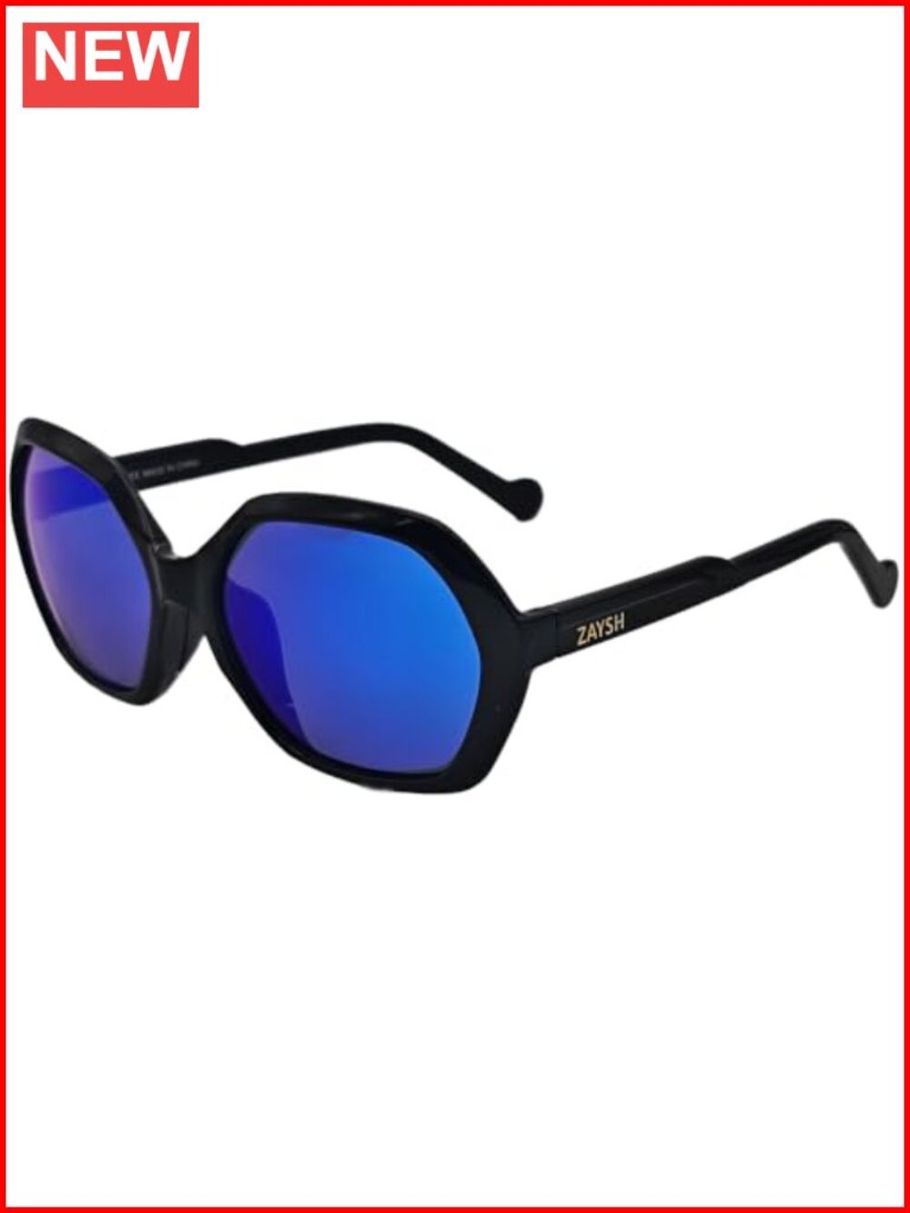 Unisex Square Polarized Sunglasses TR90 Frame UV400 Lenses Lightweight